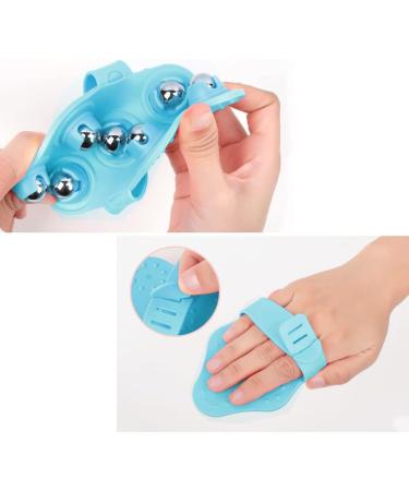 Portable Massage Glove with Roller Balls - 7x 360-Degree Body Relaxation Device for Muscle Relief - Buy Online on GoSupps.com