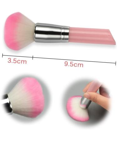 Beaupretty 1pc Stuckers Powder Brush Cosmetic Makeup Face Blush Brush Makeupbrush Facial Concealer Brush Tool Blending Brush Eyeliner Brush Bronzer Brush Pink Makeup Brush Portable - Buy Online on GoSupps.com
