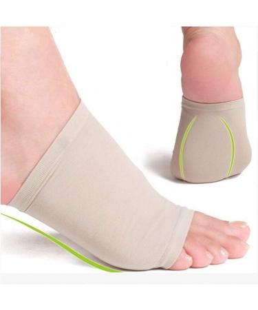 Compression Arch Support Sleeves Sock with Gel Pad Cushions for Flat' Plantar Fasciitis 75g