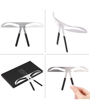 Eyebrow Ruler & Stamp Stencil Kit | Reusable Eyebrow Shaping Tools for Perfect European Style Eyebrows - International Shipping Available - Buy Online on GoSupps.com