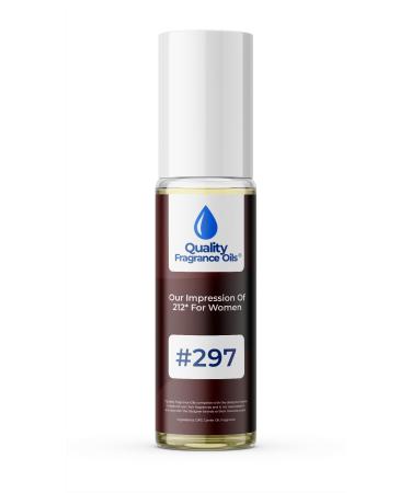 Quality Fragrance Oils' Impression #297 Inspired by 212 for Women (10ml Roll On) 212 for Women Impression #297 0.34 Fl Oz (Pack of 1)