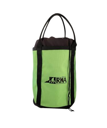 RNA Plain Jane II Rope Bag - Outdoor Equipment & Arborist Gear, Bucket-Style Pack/Bag, Green With Black Drawstrings