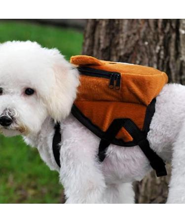 Cute Pet Backpack Dog Harness Adjustable Saddlebags for Small Medium Large Dogs Travel Outdoor Hiking Daily Walking dog backpack for large dogs to wear - Buy Online on GoSupps.com