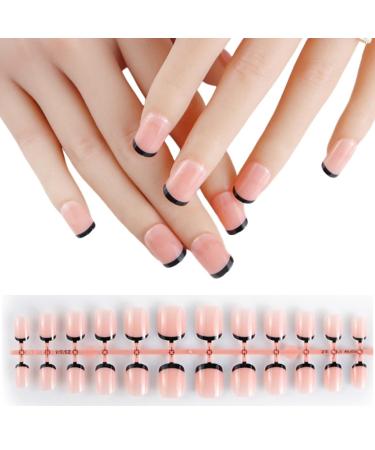 AJTUTUS/Box French Tip False s Press On False s Full Cover Stick On Ballerinas Artificial s