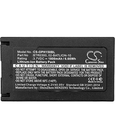 Buy BTR0300 02-BATLION-10 11855 BP07-000120 BTR0500 1800mAh Battery - Compatible with H-15a PX35 PX25 H-15AJ H-15b H15 3.7V | International Shipping Available - Buy Online on GoSupps.com