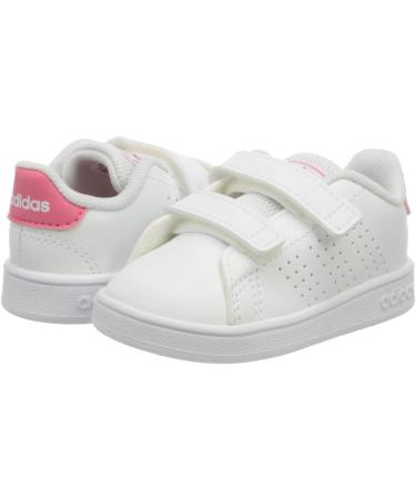 adidas Kids Advantage Cf I Sneaker Child | White Ftw Bla Rosrea | Size 2.5 UK - Buy Online on GoSupps.com