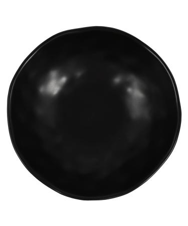 Zerodeko 1pc Ceramic Soup Bowl Salad Bowl Pasta Bowls Ceramic Mixing Bowls Kitchen Gadget Nordic Small Tools Black 20X20CM