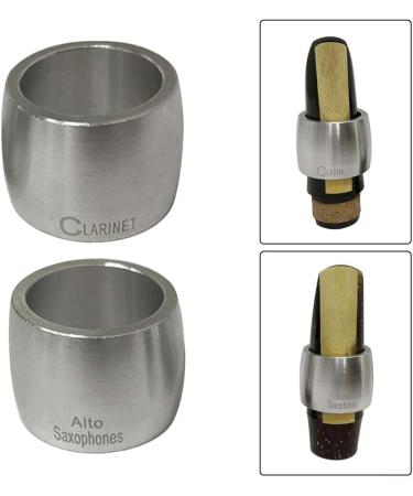 HEBEOT Saxophone Mouthpiece Clamp Metal Ring Metal Mouthpiece Clamp For Saxophone Mouthpiece(For Clarinet) - Buy Online on GoSupps.com