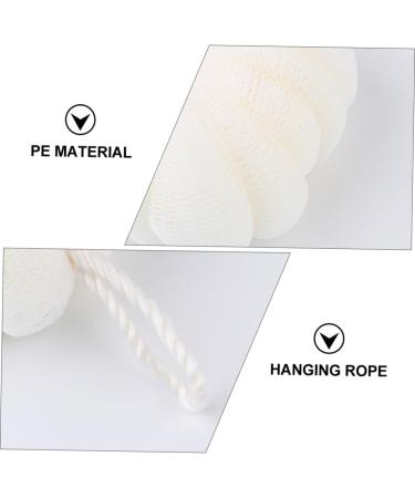 FRCOLOR 4 Pcs Large Bath Ball Bubble Maker - Mesh Nets Shower Scrubber & Loofah - Ideal for Relaxing Baths - Buy Online on GoSupps.com