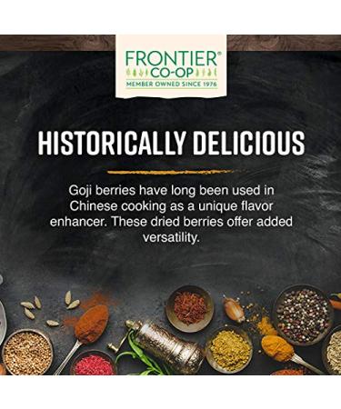 Buy Frontier Natural Products Whole Goji Berries 16 oz - Organic Superfood - Buy Online on GoSupps.com