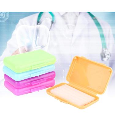 Orthodontic Relief Wax - 5 Boxes with Apple Orange Grape & Mint - Prevent Mouth Ulcers & Maintain Oral Care - Lightweight Medical Quality - Buy Online on GoSupps.com