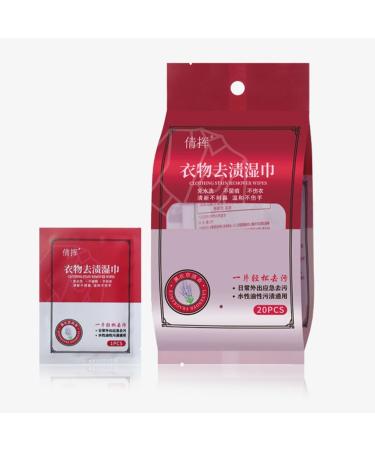 SUIOPPYUW 2packs Emergency Stain Remover Wipes Compact And Portable Solution For Stain Emergencies Stain Removal Wet Wipes Fabric - Buy Online on GoSupps.com