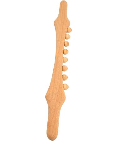 HURRISE 8 Beads Massage Stick - Wooden Gua Sha Tool for Fatigue Relief & Trigger Point Therapy - Universal Whole Body Dehumidification - Buy Online on GoSupps.com