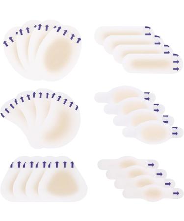 Bladder & Heel Blister Protection - 24 Waterproof Hydrocolloid Gel Pads - Buy Online on GoSupps.com