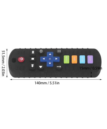 Soft Silicone Baby Control Teething Toy | Odorless & Wear Resistant | Anxiety Relief for Infants | Black - Buy Online on GoSupps.com