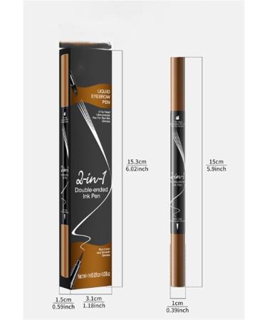 Trailott Trailott Liquid Eyebrow Pen Hellokiss Liquid Eyebrow Pen Bulletboard Waterproof Eyebrow Pen Trailott Eyebrow Pen Bulletinboard Brow Pen Light Brown - Buy Online on GoSupps.com