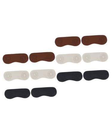 FOMIYES 6 Pairs Non-Slip Heel Stickers Heel Cushion Pads Shoe Heel Sticker Leather Protector Heel Protectors Protective Heel Pad Leather Grip Loose Heels Insert Cowhide High Heel Patch
