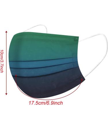 Winfer 50/100 Pack Disposable 3-Layer Mouth Protection - Breathable Colored Face Masks & Neck Scarfs for Men & Women - Buy Online on GoSupps.com