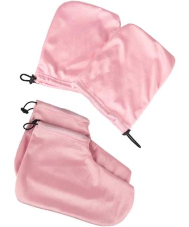 HAPINARY 2 Pairs Gloves Paraffin Accessories Wax Bath Foot Cover Paraffin Wax Bath Booties Guantes Desechables Paraffin Treatment Paraffin Wax Booties Foot Covers Mittens Bulls Hand Pink 28x20cm Pink - Buy Online on GoSupps.com