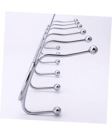 Alipis 6 Clothes for Stainless Storage Steel Cabinet Door Organizer Home Hook Rack Hooks Hanger Kitchen medium As Shown - Buy Online on GoSupps.com