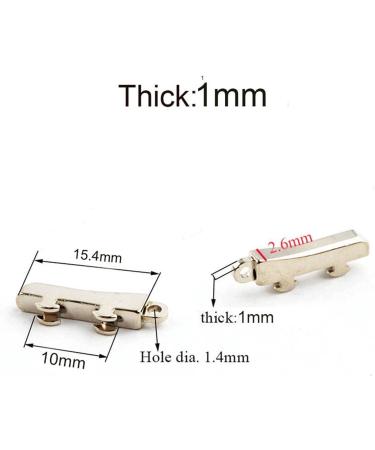 20 Pcs Eyeglass Repair Hinges - 1mm/1.3mm Spring Thickness - Replace Eyeglass Hinges Easily - Color: 1.0MM - Buy Online on GoSupps.com