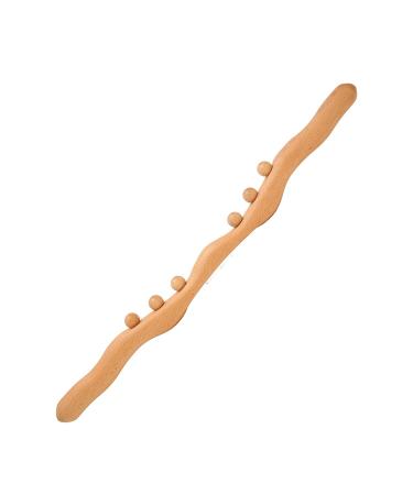 Wooden Schabestab - Anggrek Home Acupuncture Gua Sha Tool for Muscle Relaxation & Pain Relief - Buy Online on GoSupps.com