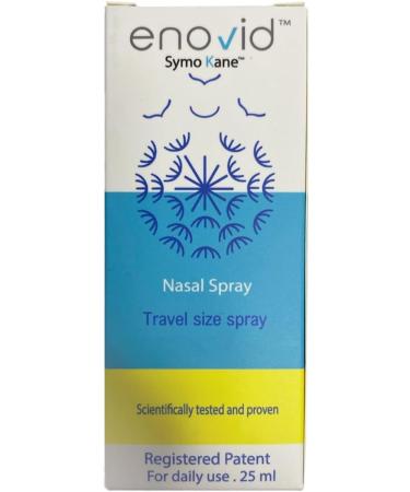 Symo Kane Enovid Natural and Revolutionary Protection Nasal Spray - 0.845 fl oz Great for Daily use Travel Size Spray Chemical Free Cruelty-Free Trusted by Millions Worldwide - Pack of 1