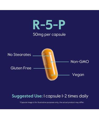 BESTVITE Riboflavin-5-Phosphate 50mg (120 Vegetarian Capsules) - No Stearates - Vegan - Non GMO - Gluten Free - Bioactive Form of Vitamin B2 - Buy Online on GoSupps.com