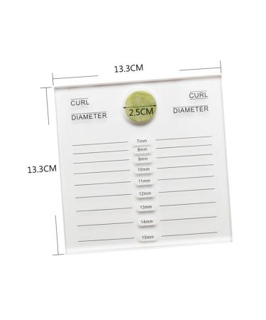 Buy Minkissy Eyelash Tray Professional Eyelash Tool Acrylic False Lash Holder for Salons & Home Use | International Shipping - Buy Online on GoSupps.com