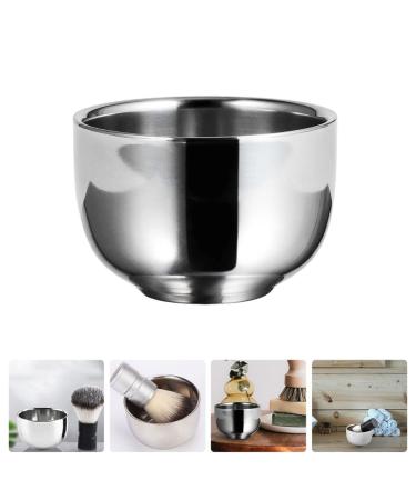 Beaupretty 3-Piece Rustproof Foam Bowl Set - Practical Male Shaving Mug Tool (7.3x5cm Silver) - Ideal for Cleaning & Shaving Soap - Buy Online on GoSupps.com