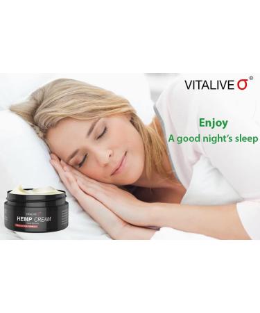 Hemp Cream Fast & Effective Extra Strong for Muscle & Joint - Natural Hemp Oil Arnica Turmeric - Cruelty Free - Premium Grade Formula - VITALIVE 60g 60.00 g (Pack of 1) - Buy Online on GoSupps.com