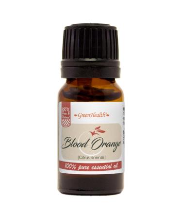 Blood Orange 1/3 fl oz (10 ml) Glass Bottle 100% Pure Essential Oil GreenHealth