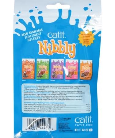 Buy Catit Nibbly Wraps for Cats - Fish in Chicken Breast Fillet 30g Pack - Gourmet Cat Treats - Buy Online on GoSupps.com