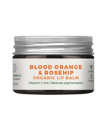 Juicy Chemistry Blood Orange & Rosehip Organic Lip Balm For PiGmented & Chapped Lips 5 Gm