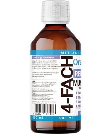 3x Highly Effective Mouthwash 500ml with Chlorine Dioxide - 24h Fresh Breath - International Shipping Available - Buy Online on GoSupps.com