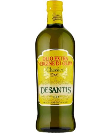  Italian Gourmet E.R. Desantis Olio Extra Vergine di Oliva Classico Set of 2 Cold Extracted Glass Bottles for Cooking and Raw Consumption 1 Litre - Buy Online on GoSupps.com