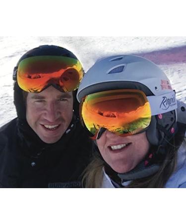 Rapid Eyewear Ski & Snowboard Glasses with Optical Adapter Clip | Men & Women | Ideal for Mountaineering Sports & Motocross - Buy Online on GoSupps.com