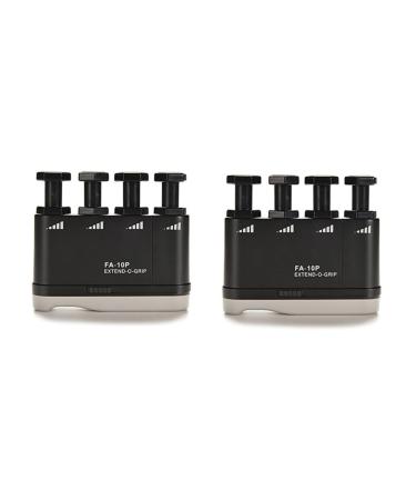 Healeved 2pcs Guitar Finger Training Hand Strengthener. finger force enhancer adjustable mediumx2pcs Blackx2pcs