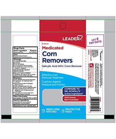 Leader Medicated Callus Removers - 6 Per Package (3-Pack) - Buy Online on GoSupps.com