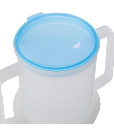 Life Healthcare Adult Drinking Cup - 300ml Non Spill & Non-BPA Plastic Cup for Elderly - Dishwasher Safe, Two Handled & Easy Grip Cup for Adults with Disabilities - Buy Online on GoSupps.com