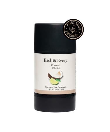 Each & Every Natural Aluminum Free Deodorant For Sensitive Skin With Essential Oils