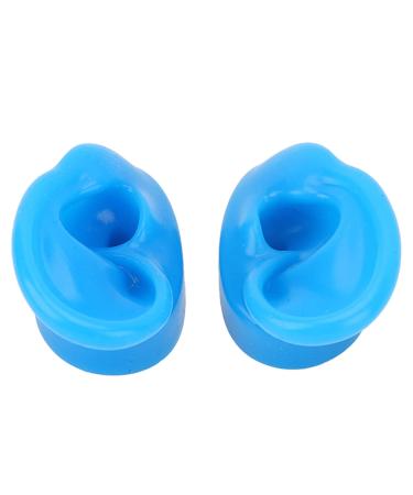 Silicone Ear Model 2 Sizes 1 Pair of Soft Artificial Ear Displays Mould for Hearing Aid Wearing Demonstration Teaching Jewelry Display(S)