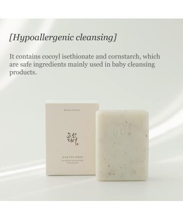 Beauty of Joseon Low pH Rice Cleansing Bar 100g - Gentle Face & Body Cleanser - Buy Online on GoSupps.com