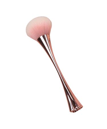 Aizuoni Face Makeup Brushes - Standing Loose Powder Makeup Brush - Cosmetic Brushes Face Makeup & Brush for Contouring & Defining with Powder Blush Standing four-leaf clover makeup brush rose gold +
