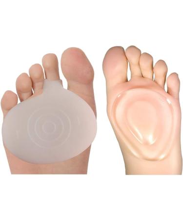 Metatarsal Pads - 2 Pairs Gel Silicone Forefoot Cushions for Pain Relief | Ideal for High Heels & Blisters - Men & Women - Buy Online on GoSupps.com