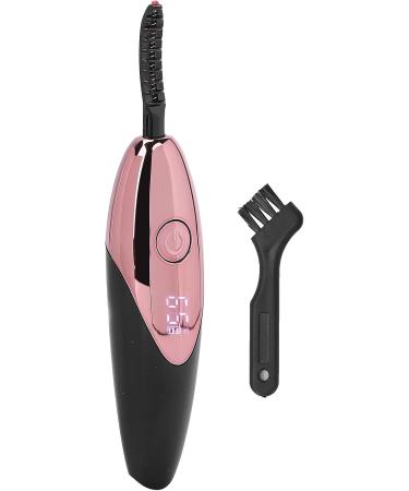 Verdant Touch Electric Eyelash Curler Electric Heated Eyelash Curler Rechargeable Portable USB Natural Eyelash Curling Comb with Cleaning Brush Rose Red - Buy Online on GoSupps.com