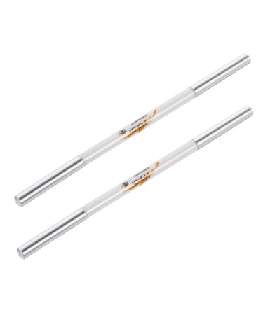 IWOWHERO 2pcs Brow Pencil with Brush Eyebrow Makeup Pen Eyebrow Tool Eyebrow Pen Abs (shell)