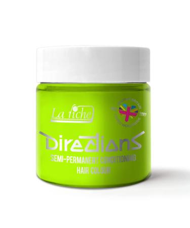 La Riche Directions Semi-Permanent Hair Color 100ml Tub - Fluorescent Green Fluorescent Green 100.00 ml (Pack of 1)