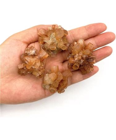 Beautiful Natural Orange Aragonite Quartz Crystal Cluster Rough Stone Crystal Home Goods - Buy Online on GoSupps.com