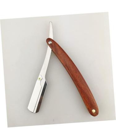 Fomiyes 3ST Safe Metal Straight Razor for Men | Professional Foldable Face Hair Razor | Premium Wooden Handle - Buy Online on GoSupps.com